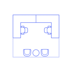 Layouts Private Offices Shared L Shape Corner Guest Vinyl Svg File, Free Vectors File